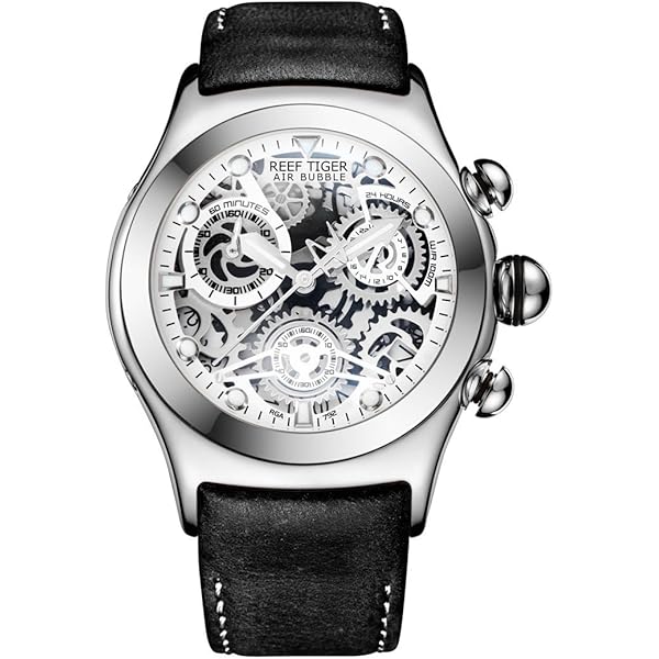 Amazon.co.jp: リーフタイガークロノグラフ運動腕時計日付表示クオーツ